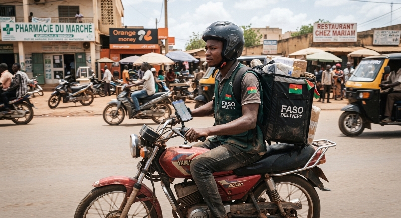 Burkina Faso : L'essor fulgurant des livreurs à moto, un métier en quête de repères